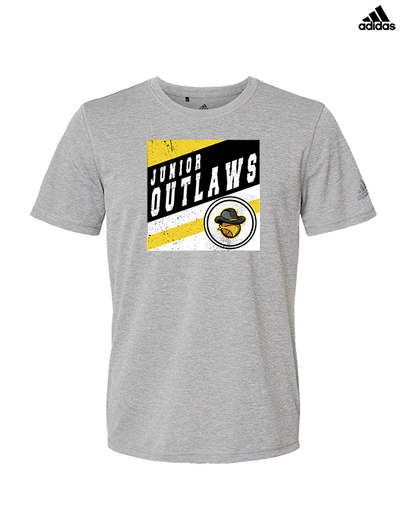 Idaho Junior Outlaws Basketball Square - Mens Adidas Performance Shirt