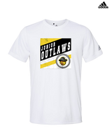 Idaho Junior Outlaws Basketball Square - Mens Adidas Performance Shirt