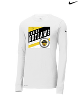 Idaho Junior Outlaws Basketball Square - Mens Nike Longsleeve