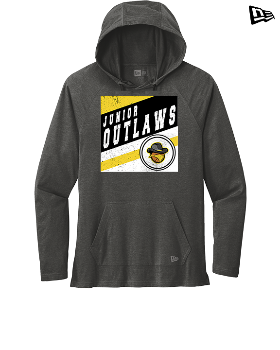 Idaho Junior Outlaws Basketball Square - New Era Tri-Blend Hoodie
