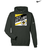 Idaho Junior Outlaws Basketball Square - Nike Club Fleece Hoodie