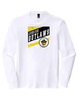 Idaho Junior Outlaws Basketball Square - Tri-Blend Long Sleeve