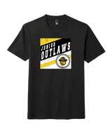 Idaho Junior Outlaws Basketball Square - Tri-Blend Shirt
