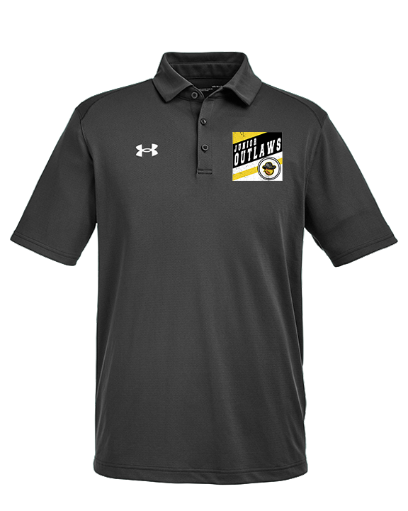 Idaho Junior Outlaws Basketball Square - Under Armour Mens Tech Polo