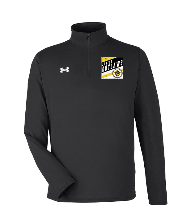 Idaho Junior Outlaws Basketball Square - Under Armour Mens Tech Quarter Zip