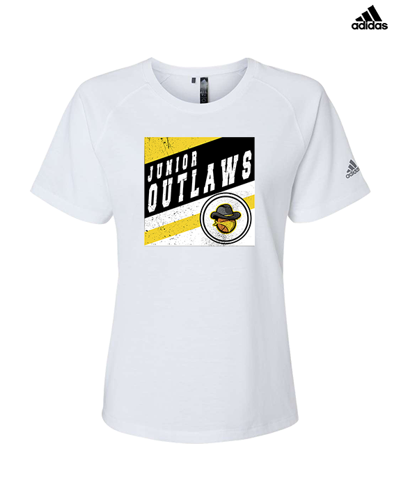 Idaho Junior Outlaws Basketball Square - Womens Adidas Performance Shirt