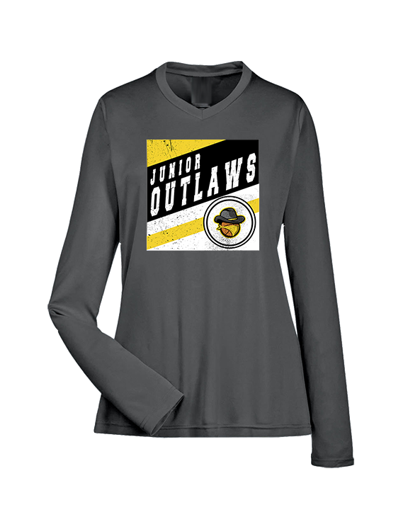 Idaho Junior Outlaws Basketball Square - Womens Performance Longsleeve