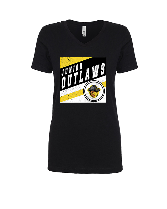 Idaho Junior Outlaws Basketball Square - Womens Vneck
