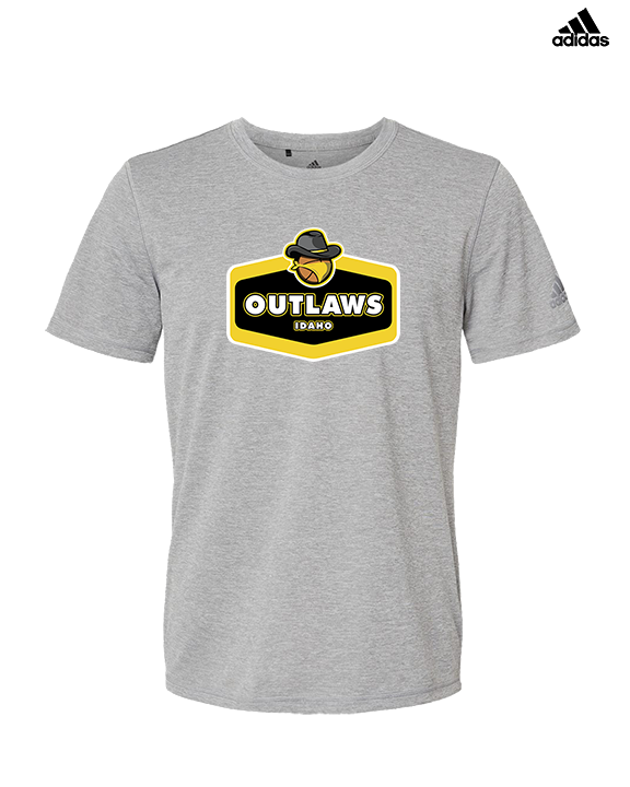 Idaho Outlaws Basketball Board - Mens Adidas Performance Shirt