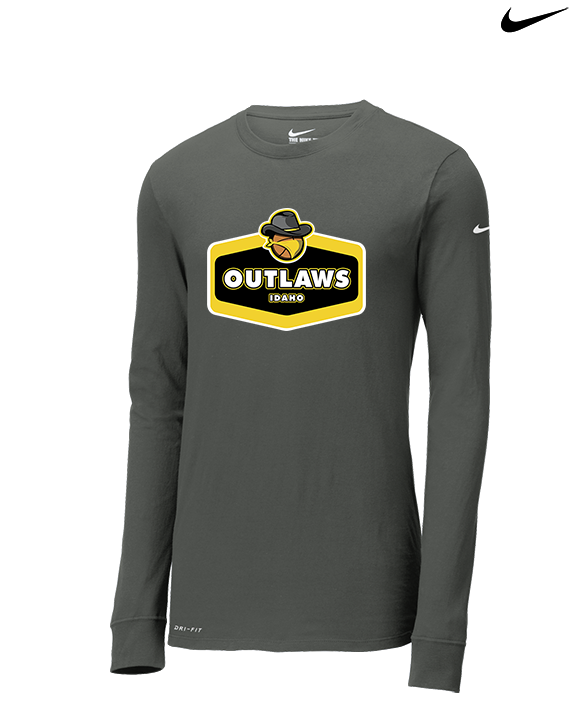 Idaho Outlaws Basketball Board - Mens Nike Longsleeve