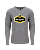 Idaho Outlaws Basketball Board - Tri-Blend Long Sleeve
