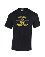 Idaho Outlaws Basketball Curve - Cotton T-Shirt