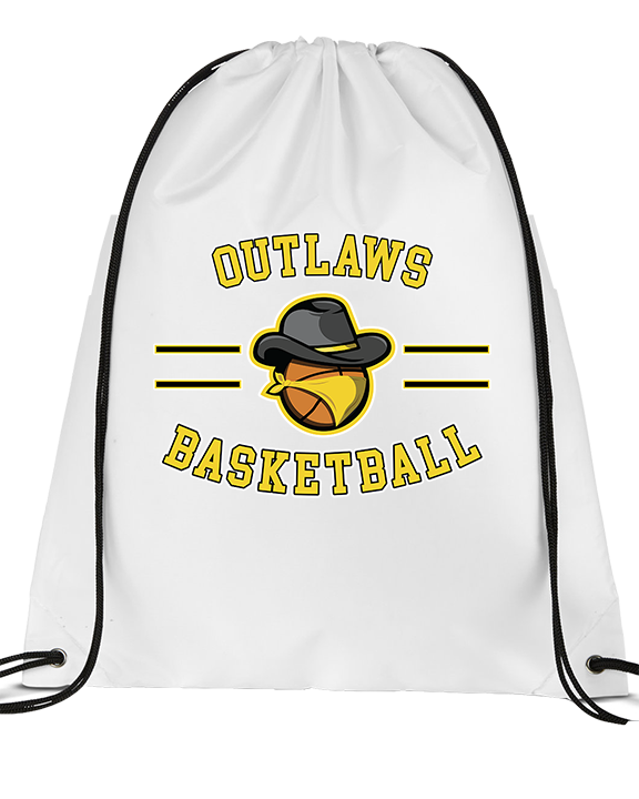 Idaho Outlaws Basketball Curve - Drawstring Bag