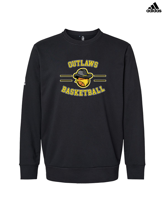 Idaho Outlaws Basketball Curve - Mens Adidas Crewneck