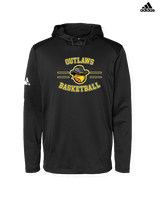 Idaho Outlaws Basketball Curve - Mens Adidas Hoodie