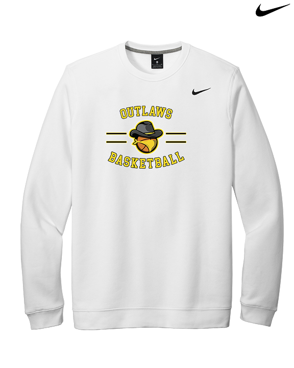 Idaho Outlaws Basketball Curve - Mens Nike Crewneck