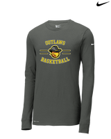 Idaho Outlaws Basketball Curve - Mens Nike Longsleeve