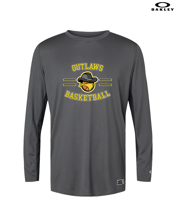 Idaho Outlaws Basketball Curve - Mens Oakley Longsleeve