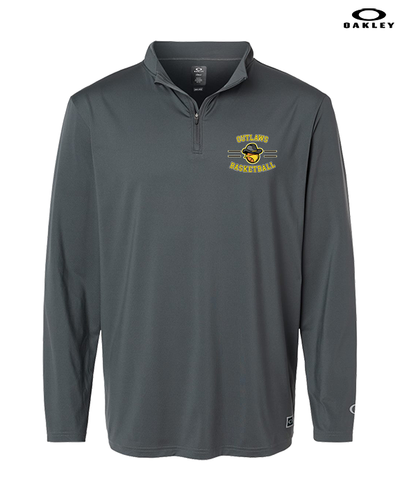 Idaho Outlaws Basketball Curve - Mens Oakley Quarter Zip