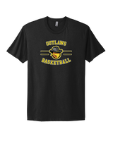 Idaho Outlaws Basketball Curve - Mens Select Cotton T-Shirt