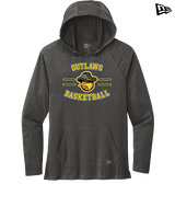 Idaho Outlaws Basketball Curve - New Era Tri-Blend Hoodie