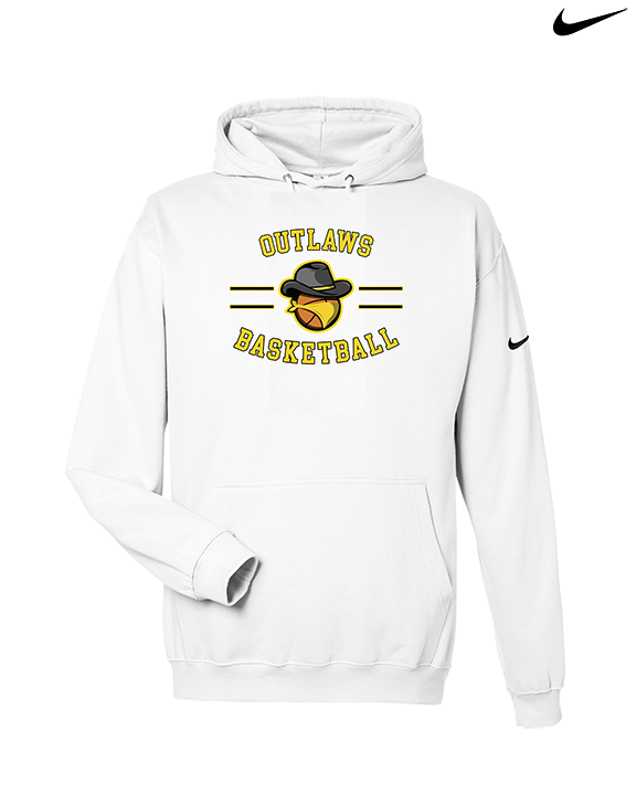 Idaho Outlaws Basketball Curve - Nike Club Fleece Hoodie