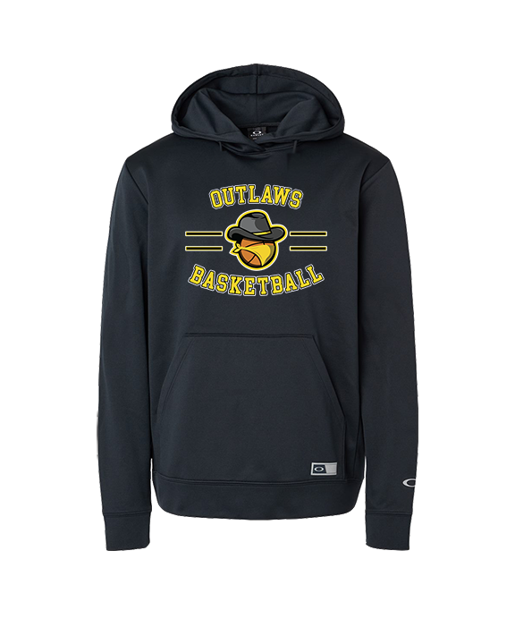 Idaho Outlaws Basketball Curve - Oakley Performance Hoodie