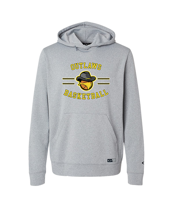 Idaho Outlaws Basketball Curve - Oakley Performance Hoodie