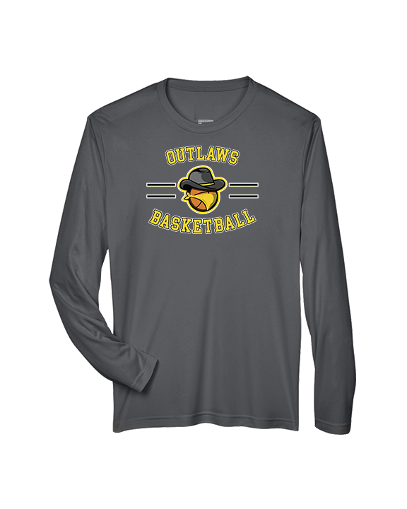 Idaho Outlaws Basketball Curve - Performance Longsleeve