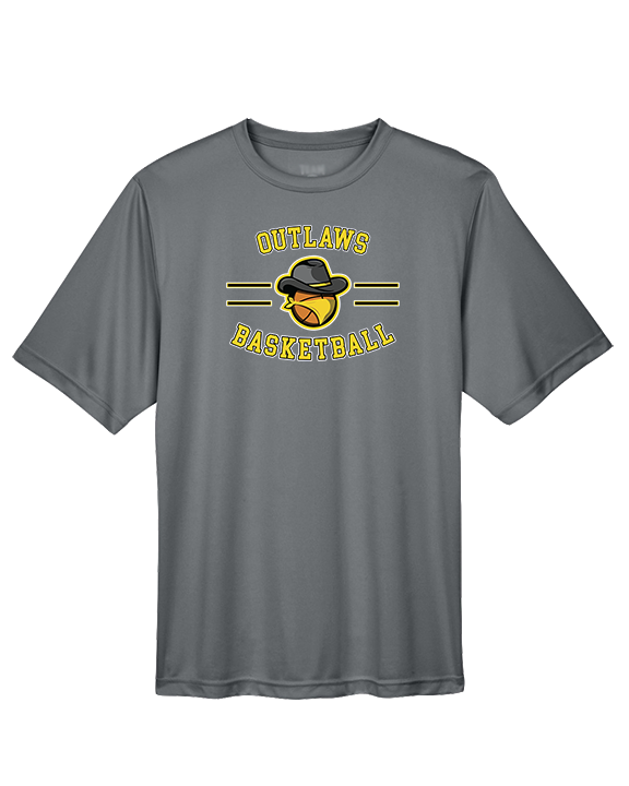 Idaho Outlaws Basketball Curve - Performance Shirt