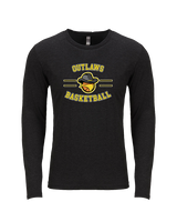 Idaho Outlaws Basketball Curve - Tri-Blend Long Sleeve