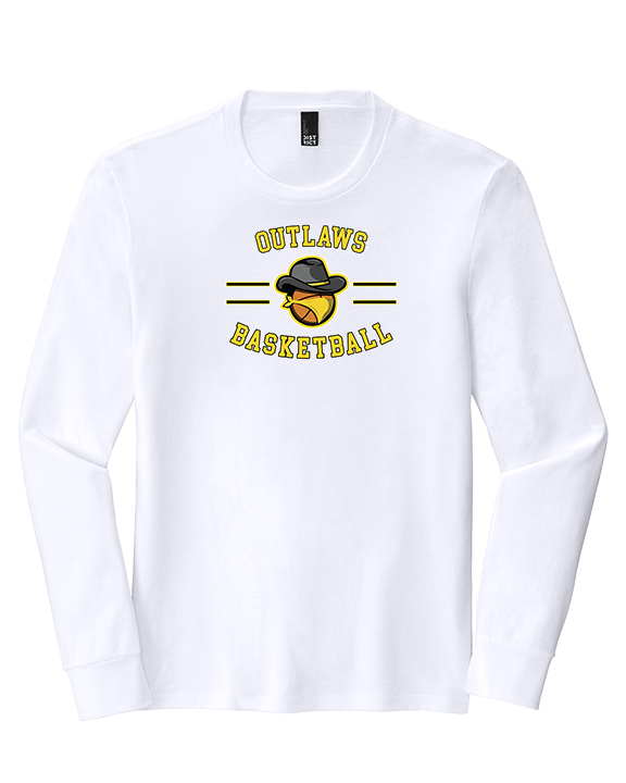 Idaho Outlaws Basketball Curve - Tri-Blend Long Sleeve