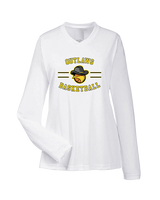 Idaho Outlaws Basketball Curve - Womens Performance Longsleeve
