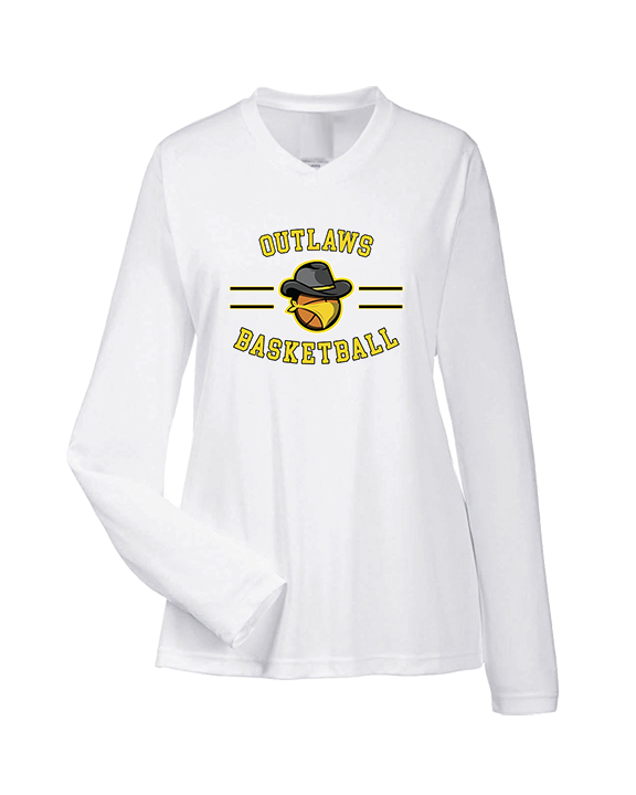 Idaho Outlaws Basketball Curve - Womens Performance Longsleeve