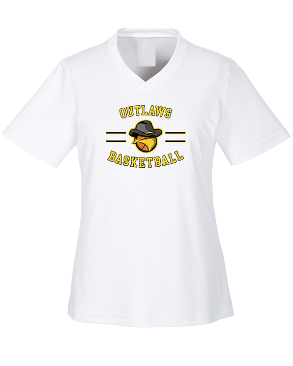 Idaho Outlaws Basketball Curve - Womens Performance Shirt