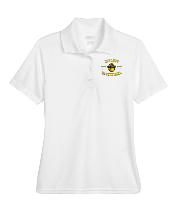 Idaho Outlaws Basketball Curve - Womens Polo