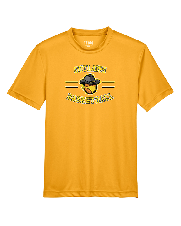 Idaho Outlaws Basketball Curve - Youth Performance Shirt