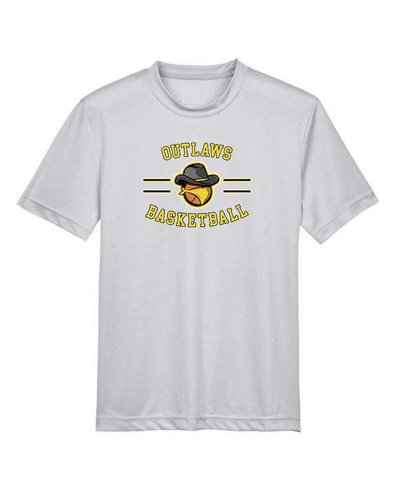 Idaho Outlaws Basketball Curve - Youth Performance Shirt