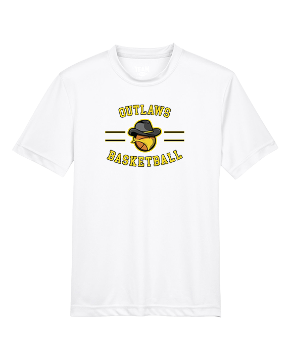 Idaho Outlaws Basketball Curve - Youth Performance Shirt