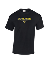 Idaho Outlaws Basketball Design - Cotton T-Shirt