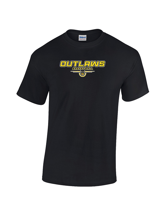 Idaho Outlaws Basketball Design - Cotton T-Shirt