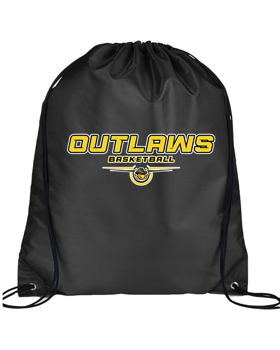 Idaho Outlaws Basketball Design - Drawstring Bag