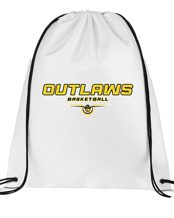 Idaho Outlaws Basketball Design - Drawstring Bag