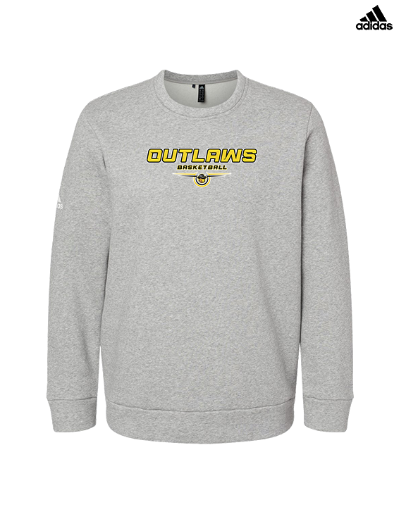 Idaho Outlaws Basketball Design - Mens Adidas Crewneck