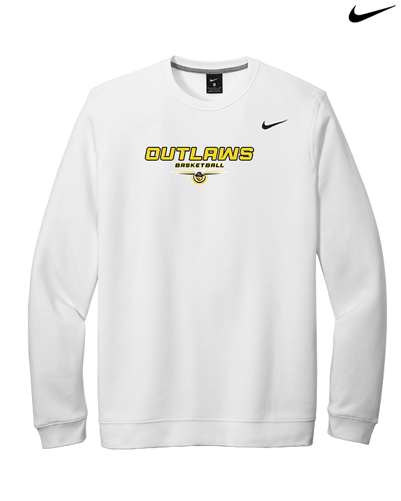 Idaho Outlaws Basketball Design - Mens Nike Crewneck