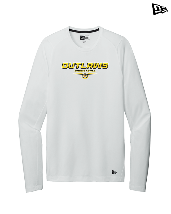 Idaho Outlaws Basketball Design - New Era Performance Long Sleeve