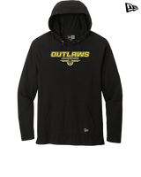 Idaho Outlaws Basketball Design - New Era Tri-Blend Hoodie