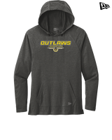 Idaho Outlaws Basketball Design - New Era Tri-Blend Hoodie