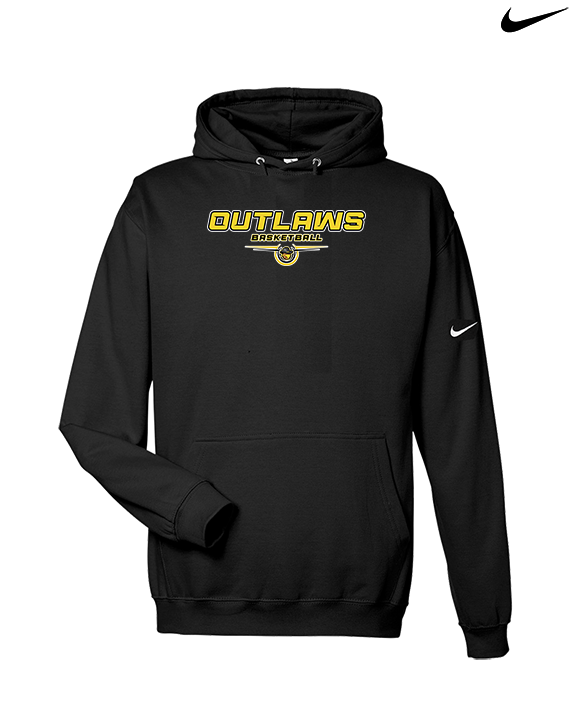 Idaho Outlaws Basketball Design - Nike Club Fleece Hoodie