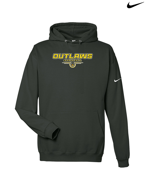 Idaho Outlaws Basketball Design - Nike Club Fleece Hoodie